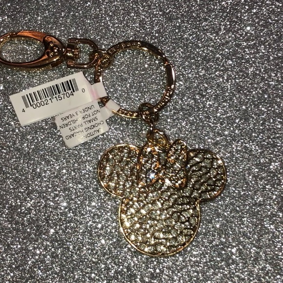 New Disney Parks Diamond Minnie Mouse keychain - Picture 4 of 5